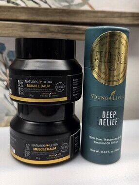Young Living Deep Relief Roll-On & Nature's Ultra Muscle Balm Set